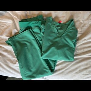 SOLD Figs Scrub Set Surgical Green